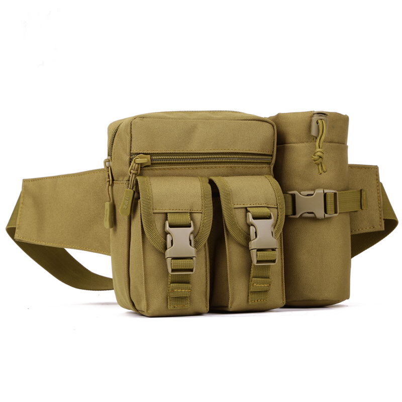 

Tactical Waist Pack Outdoor Sports Water Bag Molle Hiking Hunting Bags Climbing Camping Waterproof Bags Multi Function Package, Y101-wdcp