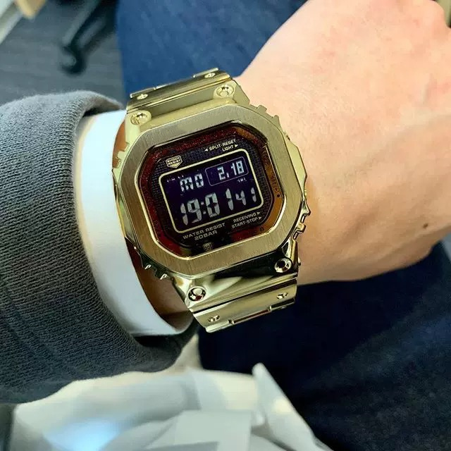 New Arrival Hot Brand Men Sports Wristwatch Fashion G Brand Digital Display Watch Men Full Steel Multifunction Watches With Original Box