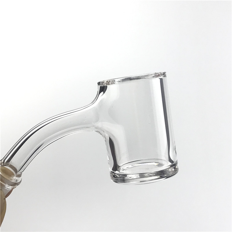 

25mm Artwork Quartz Banger Fully Weld Joint Hookah Nail with 2.5mm Thick Beveled Artist Art Cold Work Heady Bangers Nails for Smoking