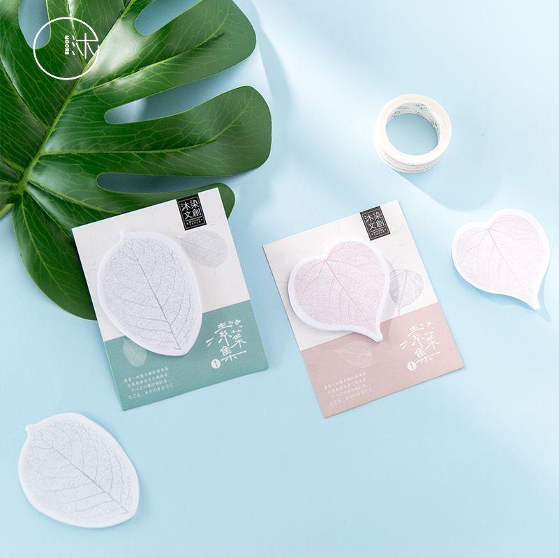 

30 Sheets Plant Style Memo Pads Simple Creative Decoration Notepad Stickers Office and School Supplies Sticky Stationery
