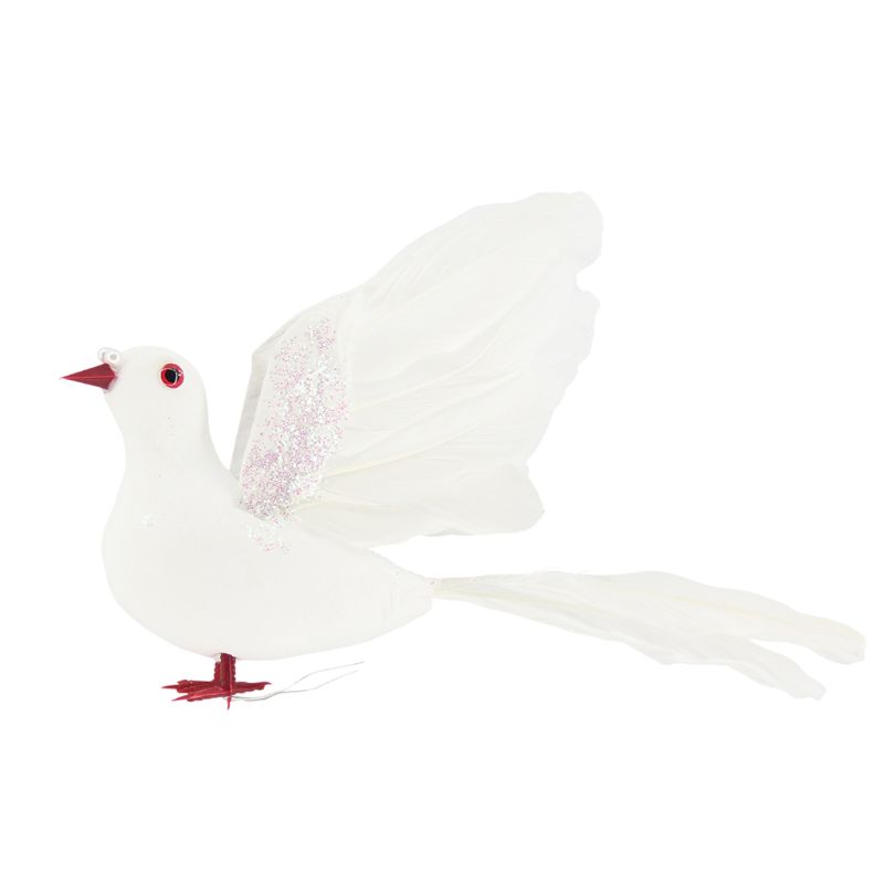 

Decorative Fake Doves White Artificial Foam Feather Wedding Ornament Home Craft X4YE