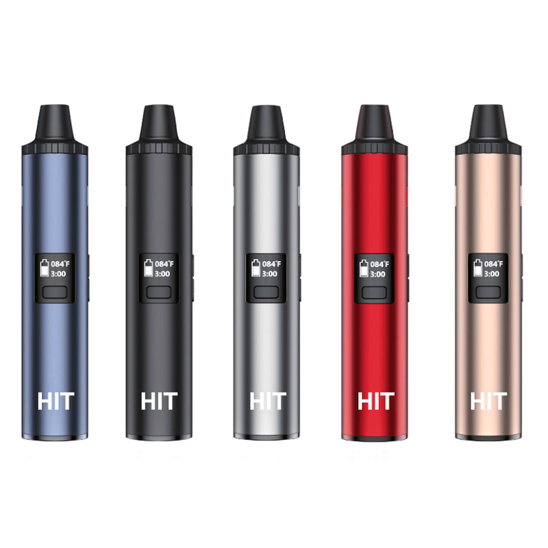 

Authentic Yocan Hit Dry Herb Vape Pen Kit 1400mah Battery Ceramic Heating Oven Temperature Control Smart Vaporizer 5 Colors, Multi