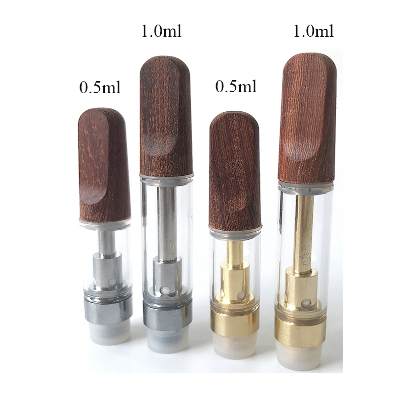 

Thick Oil Cartridge 510 Ceramic Cartridges 0.5ml 1ml Empty Vape Pen Cartridges Th205 Dab Pen Wax Vaporizer Wood Drip Tip Ecig