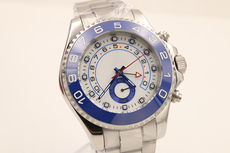

Super U1 Top Quality Famous Luxury Mens Watch 116680 Automatic Movement 44MM Sapphire White Dial Stainless Steel Watchband Men's Gift