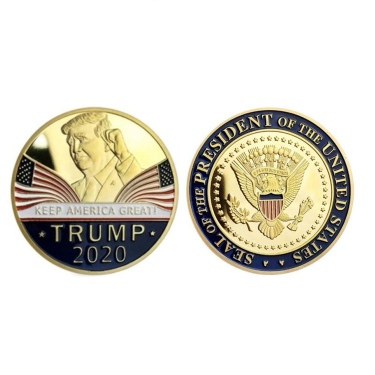

Trump Speech Commemorative Coin America President Trump 2020 Collection Coins Crafts Trump Avatar Keep America Great Collecting Coins