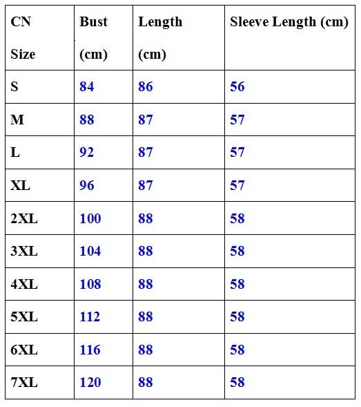 Rabbit Size Chart