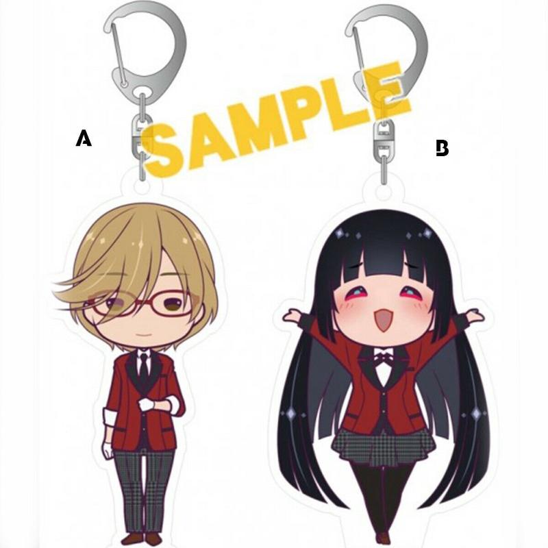 

Anime Kakegurui Jabami Yumeko Acrylic Keychain Strap Keyring 6cm Fan Made