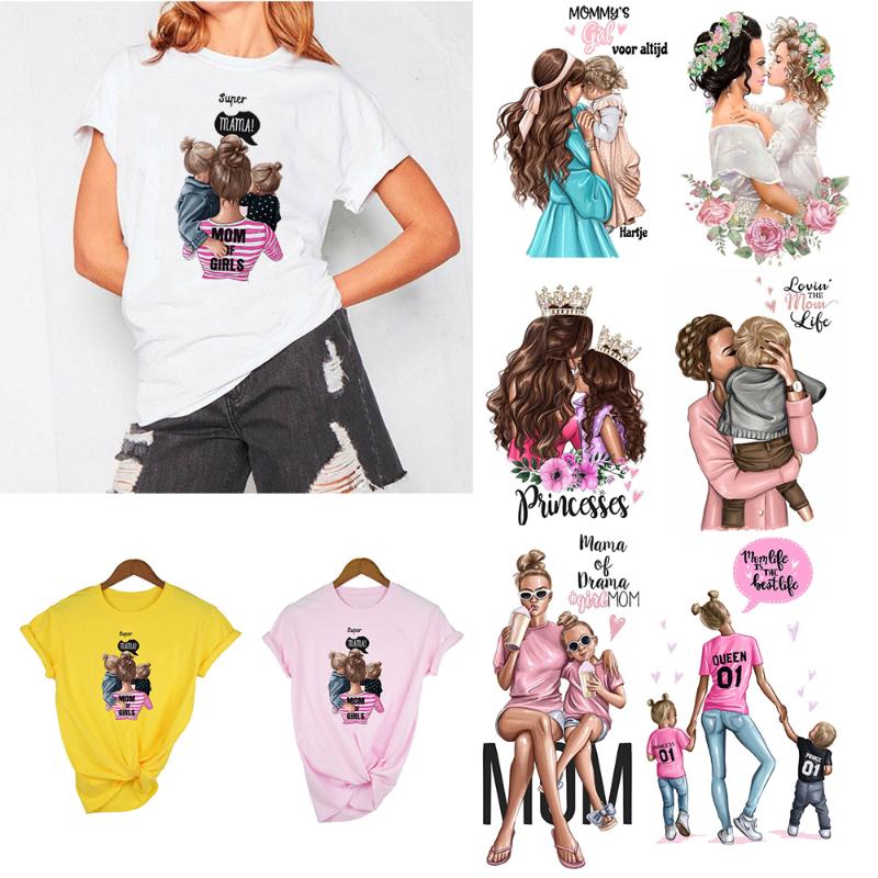 

Super Mama Mom of Girls Mommys Girl T Shirt Women Mothers Love Mom Life White Pink T-shirt Harajuku Tops Tee Shirts Femme Summer, Null-fstwh-