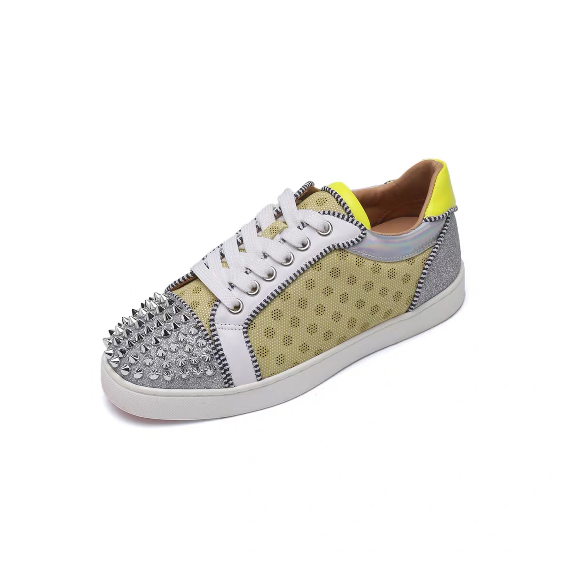 Jeunes Hommes baskets de fond rouge Sneakers basse Chaussures Men Red Sole Sole Chaussures Ranulow Orlato Fils Maille basse Top Men Hommes Casual