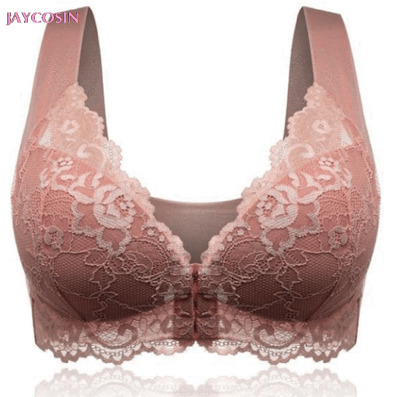 

JAYCOSIN 2019 Clothing Accessories Women's Adjustable Sports Front Closure Extra-Elastic Breathable Lace Trim Bra Drop #0712