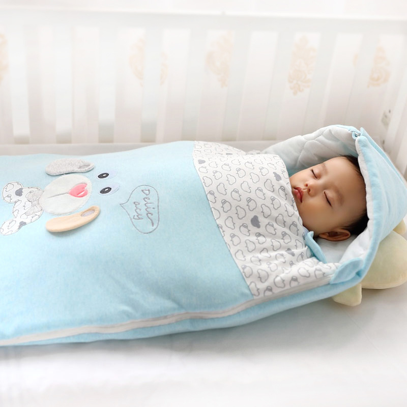 Cap Baumwolle Umschlag Schlaf Sack Bettwäsche Schlafsack Baby Swaddle Blanket