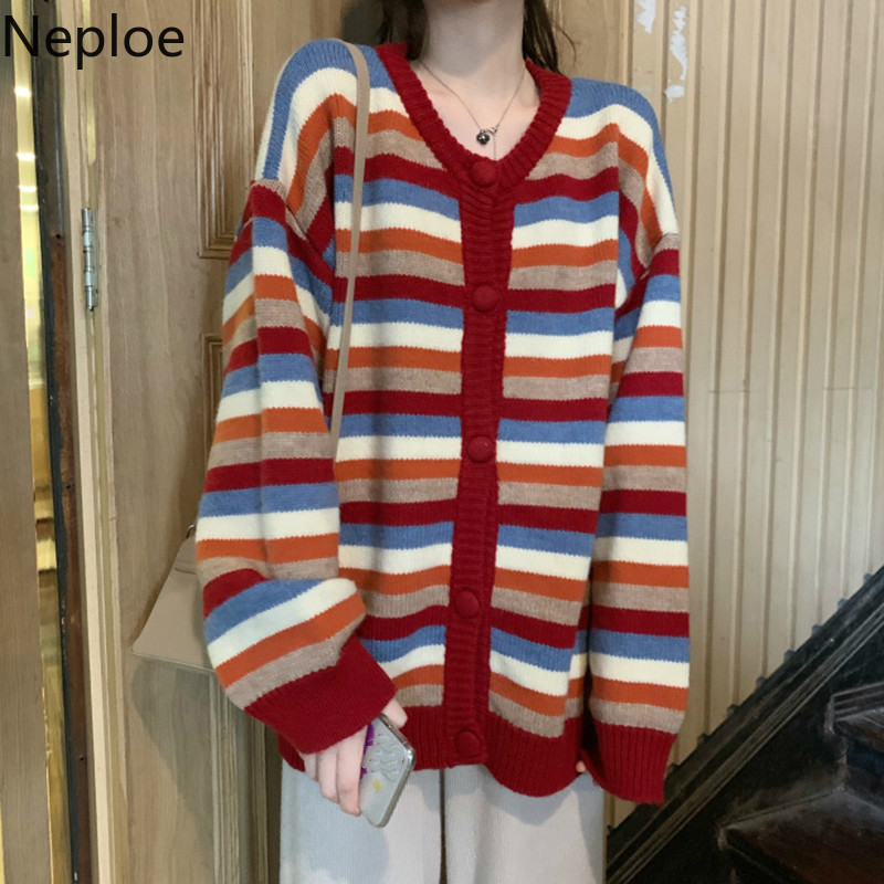 FEITONG Toddler Little Boys Girls Rainbow Sweater Knit Pullovers Outerwear Clothes