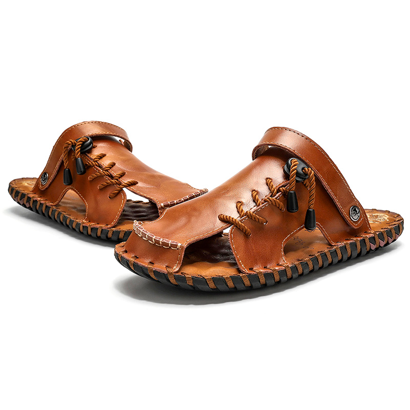 

men de slippers sneakers outdoor water breathable for zomer man fashion mens footwear zapatillas sandles herren shoes 2020 2020, Yellow brown