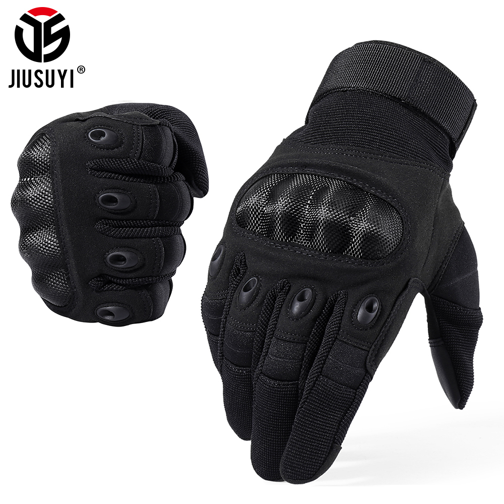 

New Brand Tactical Gloves Military Army Paintball Airsoft Shooting Police Hard Knuckle Combat Full Finger Driving Gloves Men CJ191225