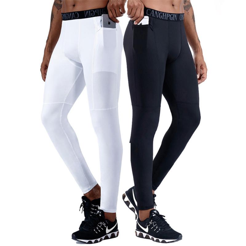 

Men Compression Running Tights Fitness Bodybuilding Pants Trousers Gym Jogger Sports Yoag Leggings Sportswear Jog Elastic Pants, Ag-7