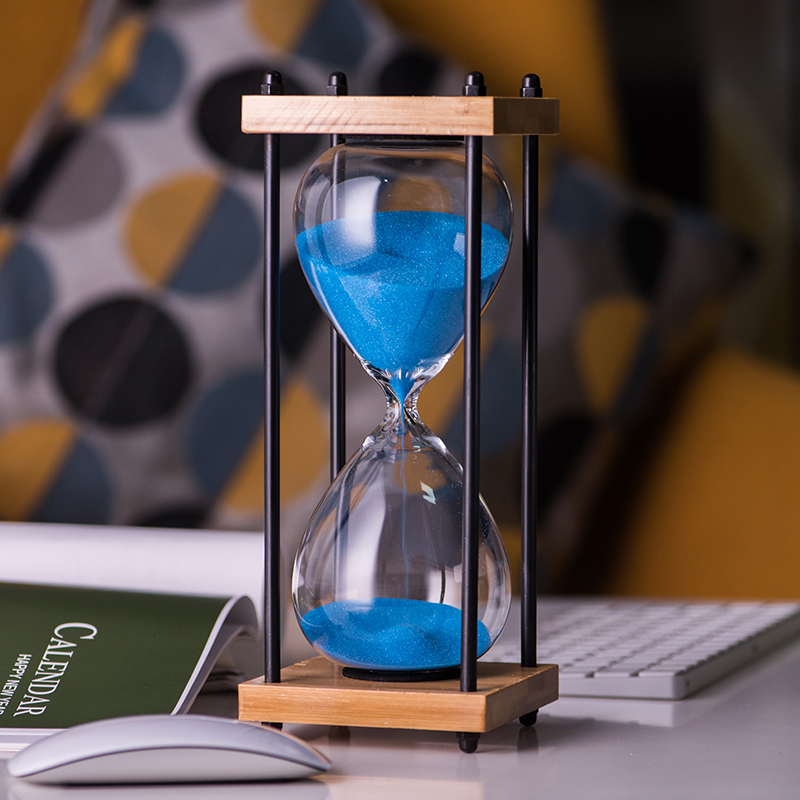 

Hourglasses Transparent Glass Sand Hourglass Creative Sandglass Timer Clock Countdown Timing Valentine's Day Gifts Home Decor