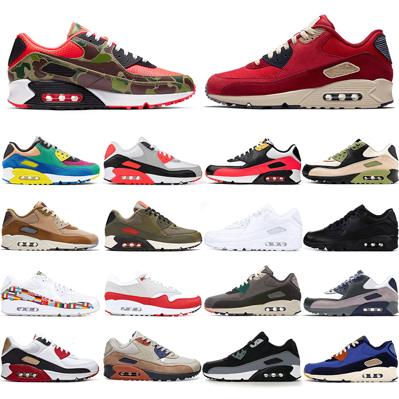 

2020 Running Shoes Mens Womens Sneakers Triple Black White Camo Lahar Escape Premium Bred Infrared Game Royal CNY Trainers Sports Size 36-45, Premium se 40-45