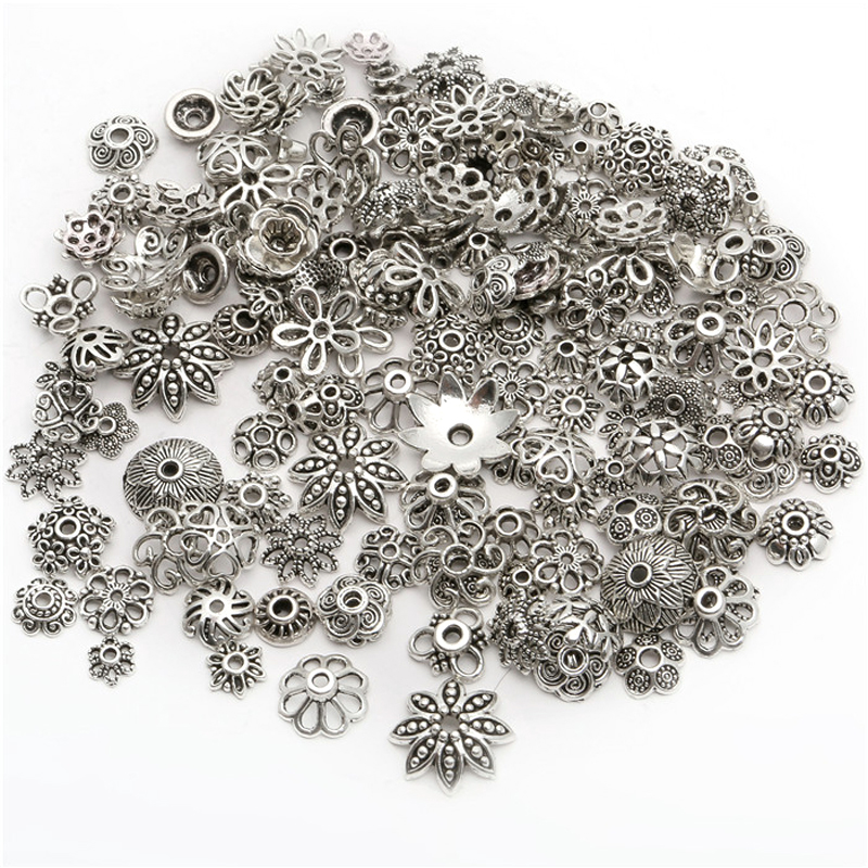 150pcs Quaste Lederband Endkappe Perlen Stopper Handwerk für