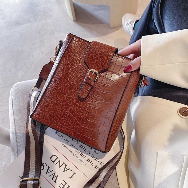 Female Bag Classic Crocodile Lady Handbag European And American Style Cross Border Shoulder Crossbody Bag
