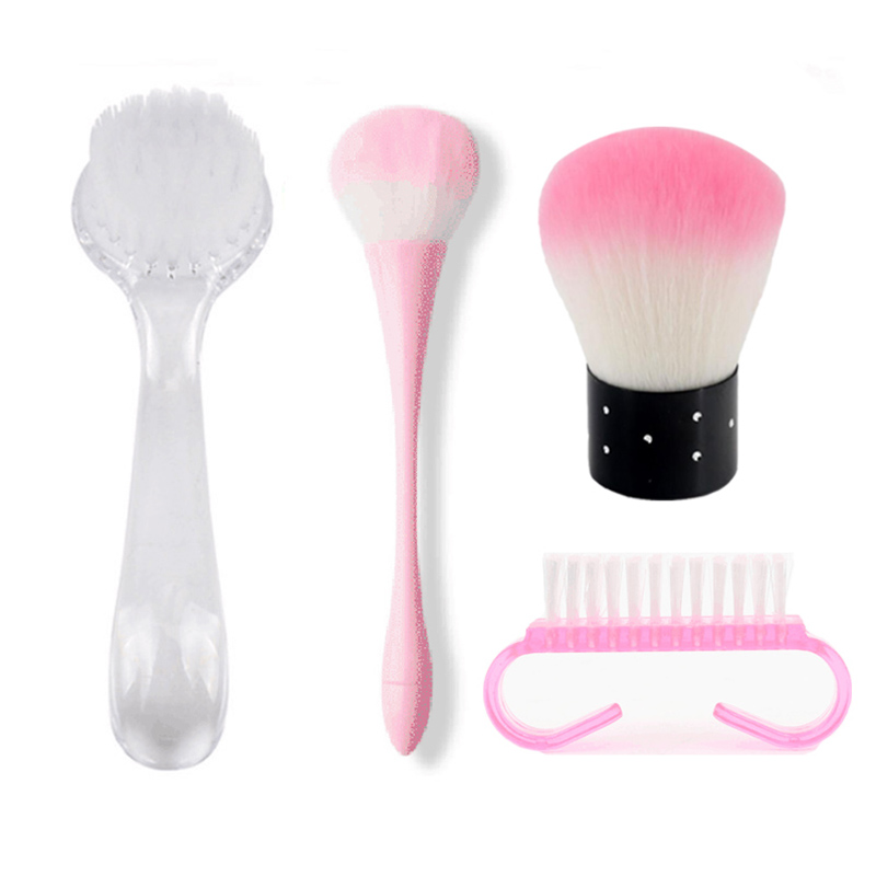 

Nail Cleaning Nail Brush Tools Remove Dust Powder Brush File Art Care Manicure Pedicure Acrylic Clean for Care