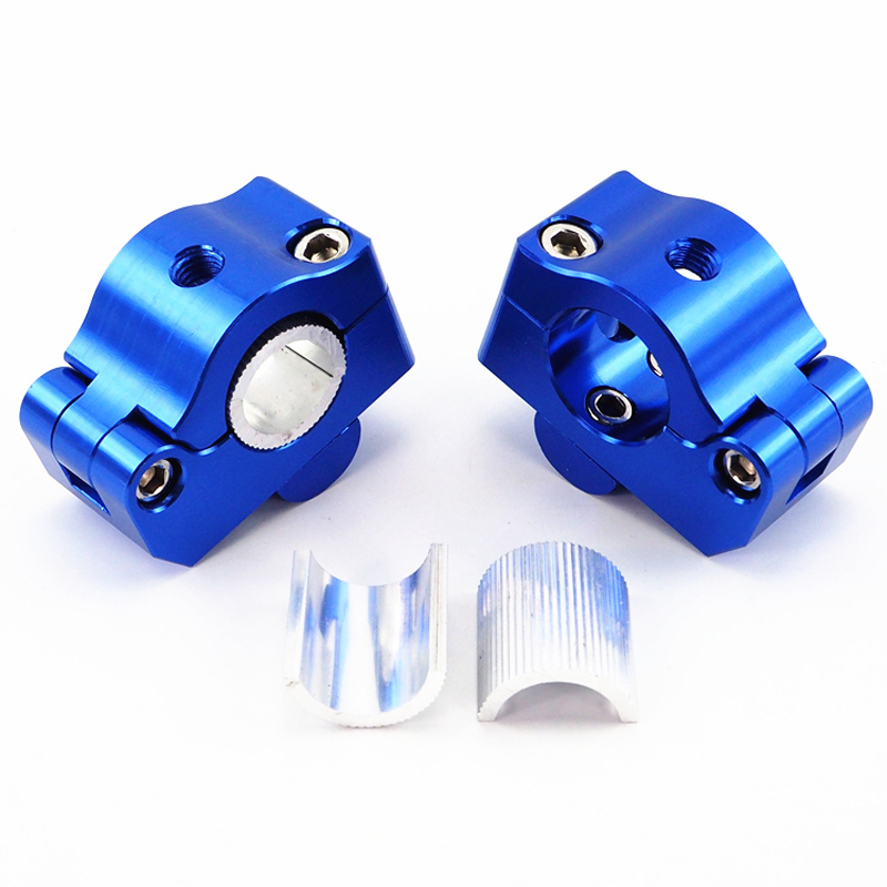 

OHANEE Motorcycle Handlebar Mount Clamp Lifter Bar Riser 22mm 28mm Clamp Aluminum Alloy Universal