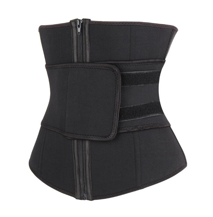 

Women Sports Waist Support Neoprene Body Corsets Waist Trainer Compression Corset Belly Control Abdominal Belt, Black