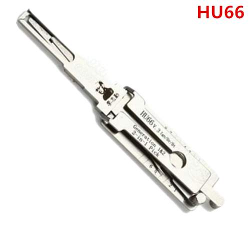 Lishi 2 En 1 Décodeur Serrure HU66 VW audi seat skoda porsche Clé Turbo