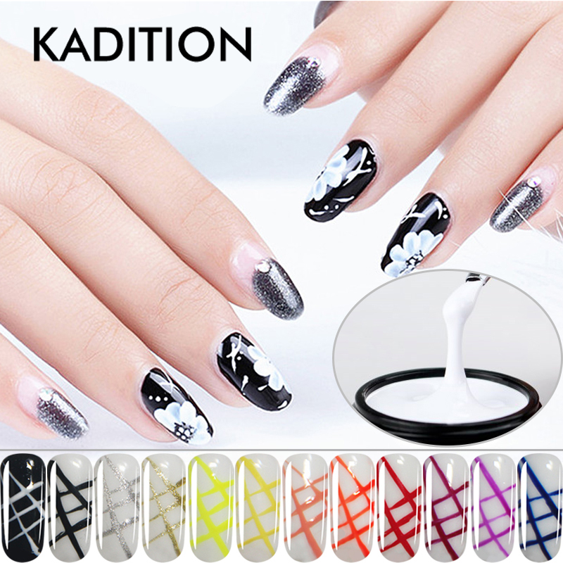 

Soak Off Uv Gel Varnish Drawing Flower Nail Glue 5g Phototherapy Gel Nail Polish Stretch Drawing Spider Painted Varnish, Fs001