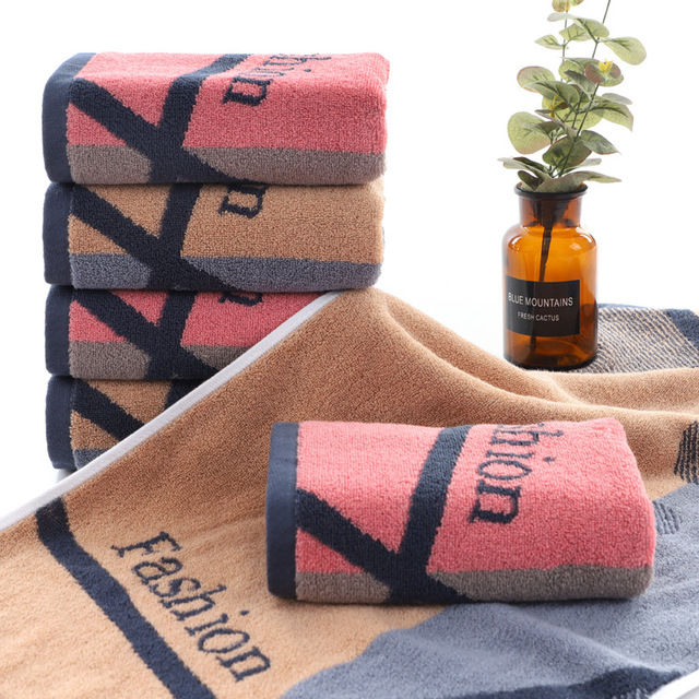 

Drop Shipping 2pcs Face Towels set Cotton Soft Bathroom Towel Home Shower Water Absorption for Women Men High Quality