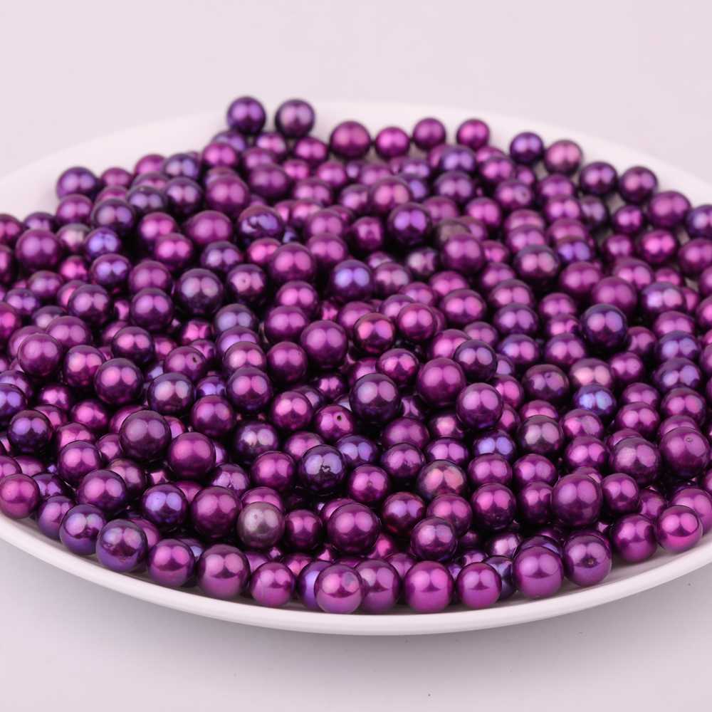 wholesale Mix Colors 7.5-11mm Round Edison Loose Pearls DIY Jewellery Accessories Gift For Women Pearl Party Free Shipping-image-480845402