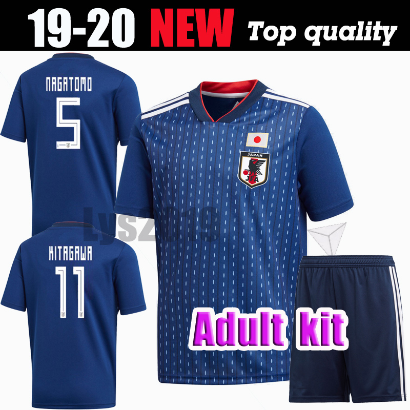 

2018 world cup Japan Soccer Jersey men kit 2018 Japan Home blue soccer Shirt #10 KAGAWA #9 OKAZAKI #4 HONDA football uniform