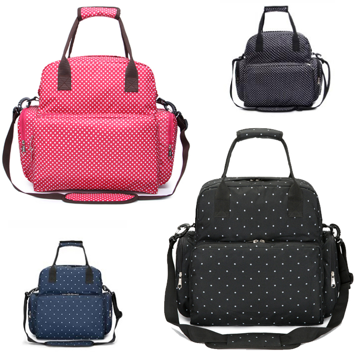

Mummy Bag Diaper Bag Mom Backpack Fashion Waterproof Large Capacity Multifunctional Adjustable Shoulder Strap, Black