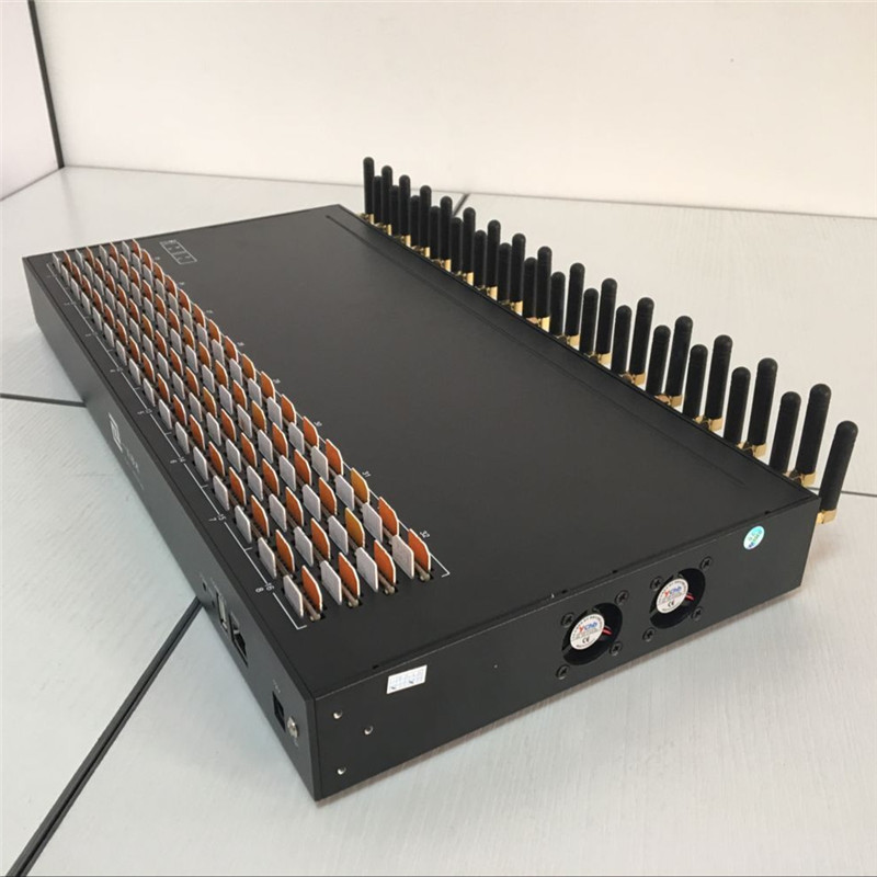 

2019 Smart Gateway Bulk SMS Modem 32 Ports 128 SIM Slots Web Sms Sending Device For Bulk SMS Providers