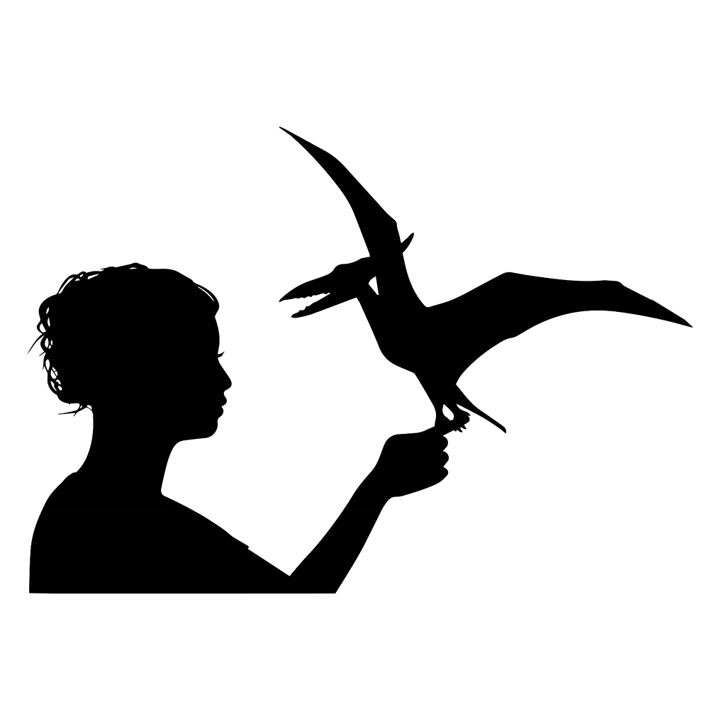 

16*11.3cm Pterodactyl On Lady's Finger Decal Window Bumper Sticker New Style Hot Rear Window Car Sticker Body Decals, Color