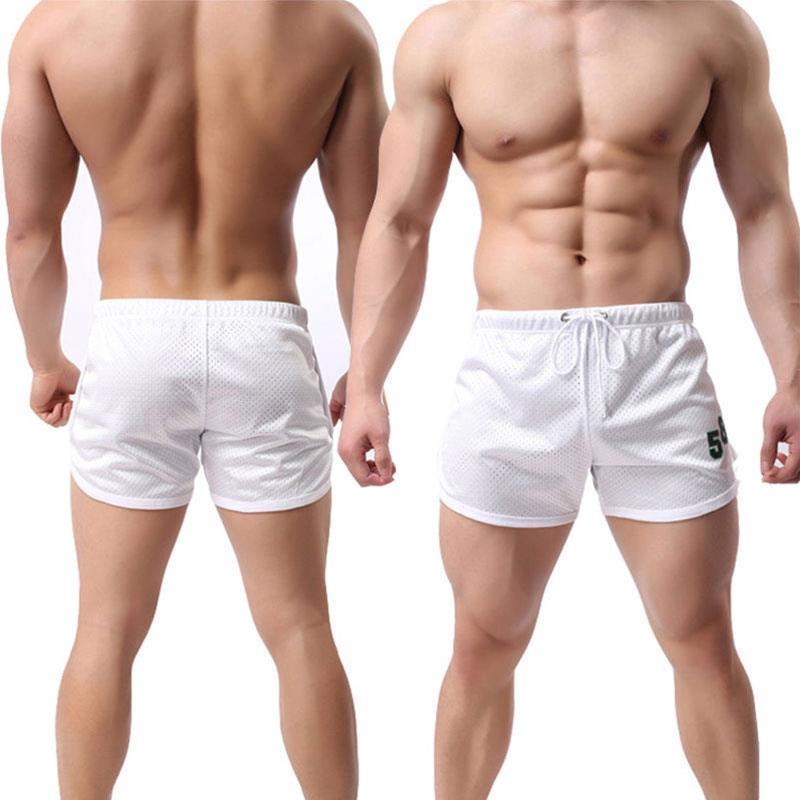 

Cycling Shorts Water Uptake 4 Colors S/XL/XXL Athletic Wear Swimming Bodybuilding Lifting Mountaineering Fitness Center, White