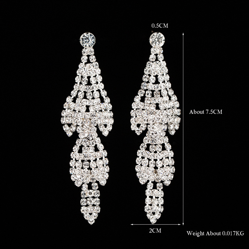 

Ear Nail Temperament Will Earrings Tassels Eardrop Overlength Ear Hook Woman Exaggeration Earring