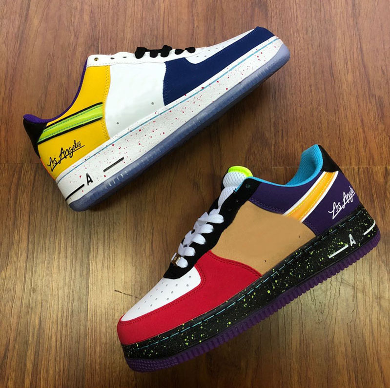 2020 vente chaude LOS Angeles pour hommes femmes CUT chaussures basses chaussures de skate en cuir taille EUR36-45