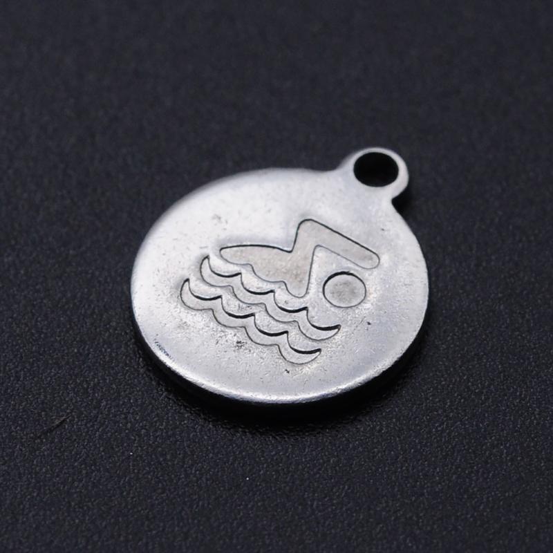 

5pcs/lot 100% Stainless Steel Swim DIY Charm Pendant Wholesale Top Quality Jewelry Making Charms Accept OEM Order Never Tarnish