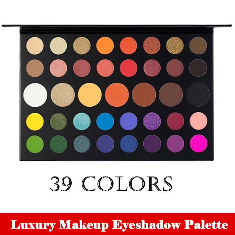 

39 Colors Foundation Makeup Matte Eyeshadow Palette Long-lasting Eye Shadow Palettes paleta de sombra ojos maquillage, As picture