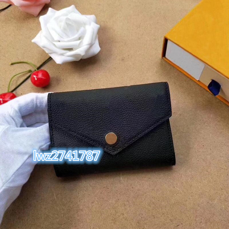 

New arrival popular style Genuine Leather Women Wallet Clutchbag Handbag Purse for Women with box 11 x 9 x 2cm