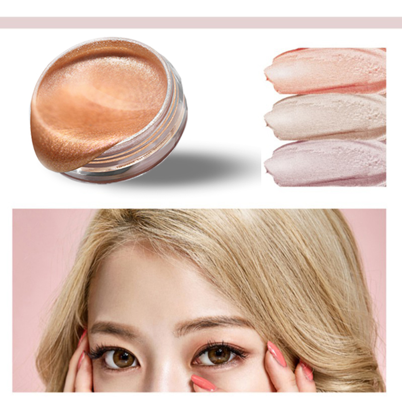 

Long Lasting Glitter Highlight Eyeliner Gel Metallic Glow Liquid Eyeshadow Shimmer Shiny Eye Liner Shadow Cosmetic Makeup Tools, Spongestick2