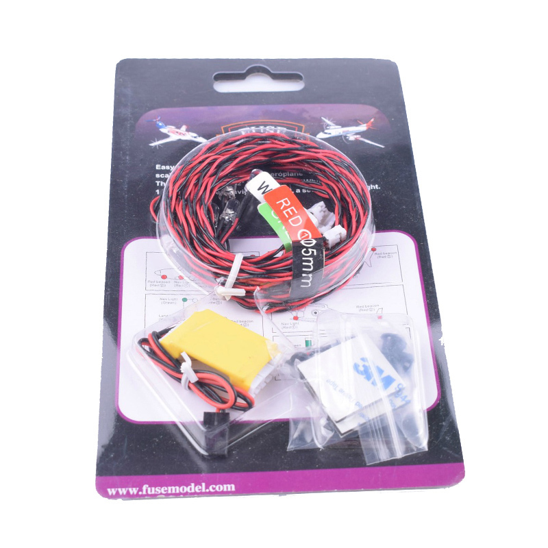 2021 110 RC Realistic LED Lighting System Kit Helicopter Airplane