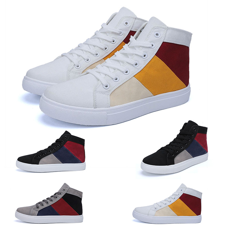 

fashion skate running designer shoes fashion men women canvas sneakers triple black white red blue casual shoes 3944, A1