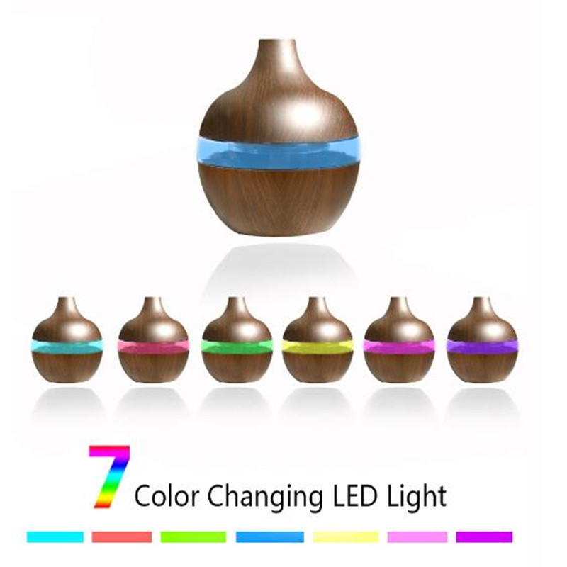 

200ml Aroma Essential Oil Diffuser Ultrasonic Cool Mist Humidifier Air Purifier humidifier 7 Color Change LED Night light for Office Home