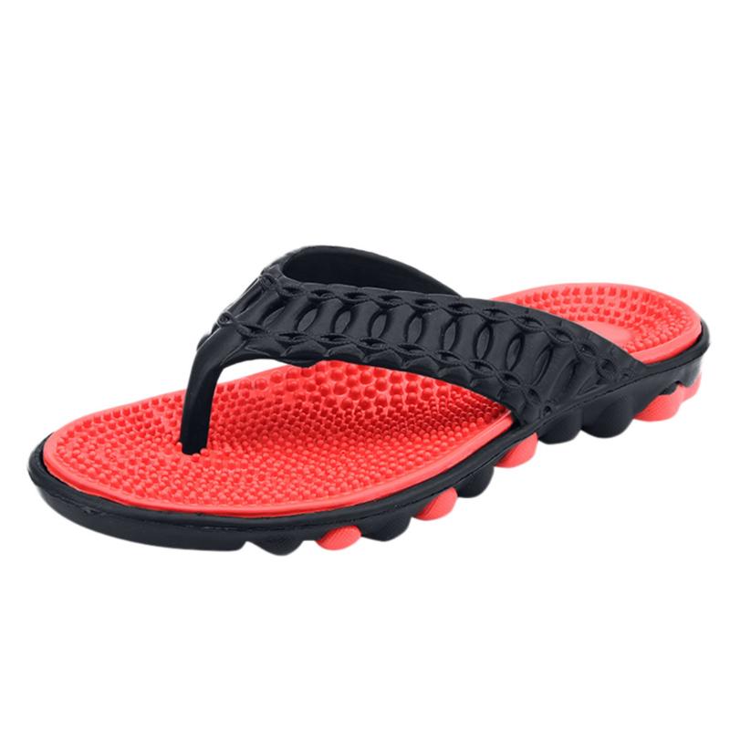 

ONTO-MATO High Quality Men's Shoes For Male Slippers Plus Size 40-45 Fashion Summer Men Flip Flops Outdoor Soft Casual Shoes Men, Black