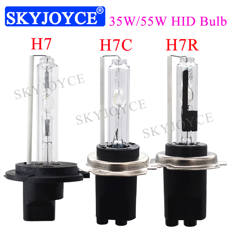 

35W 55W H7 6000K HID Bulb 4300K 5000K H7C Metal Base Holder HID Headlamp 6000K 8000K H7R Bulb With Coating H7 H7C H7CR