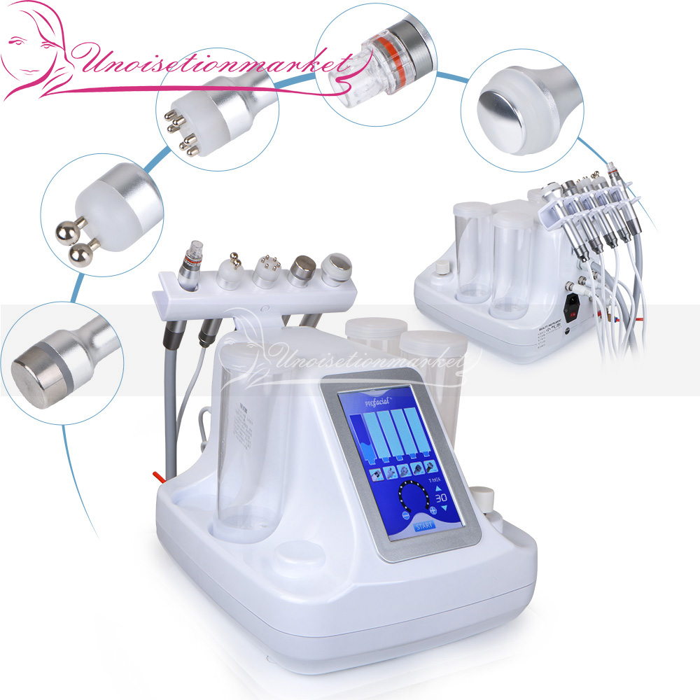 

5in1 Diamond Dermabrasion Ultrasonic Vacuum RF Facial Clean Skin Whitening Tighten Equipment