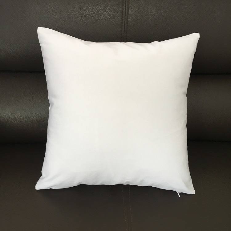

18x18 Inches Natural Canvas Pillow Case Plain white Cotton Blank Pillow Cover Blank Home Decor Black Cushion Cover for Personalized Printing