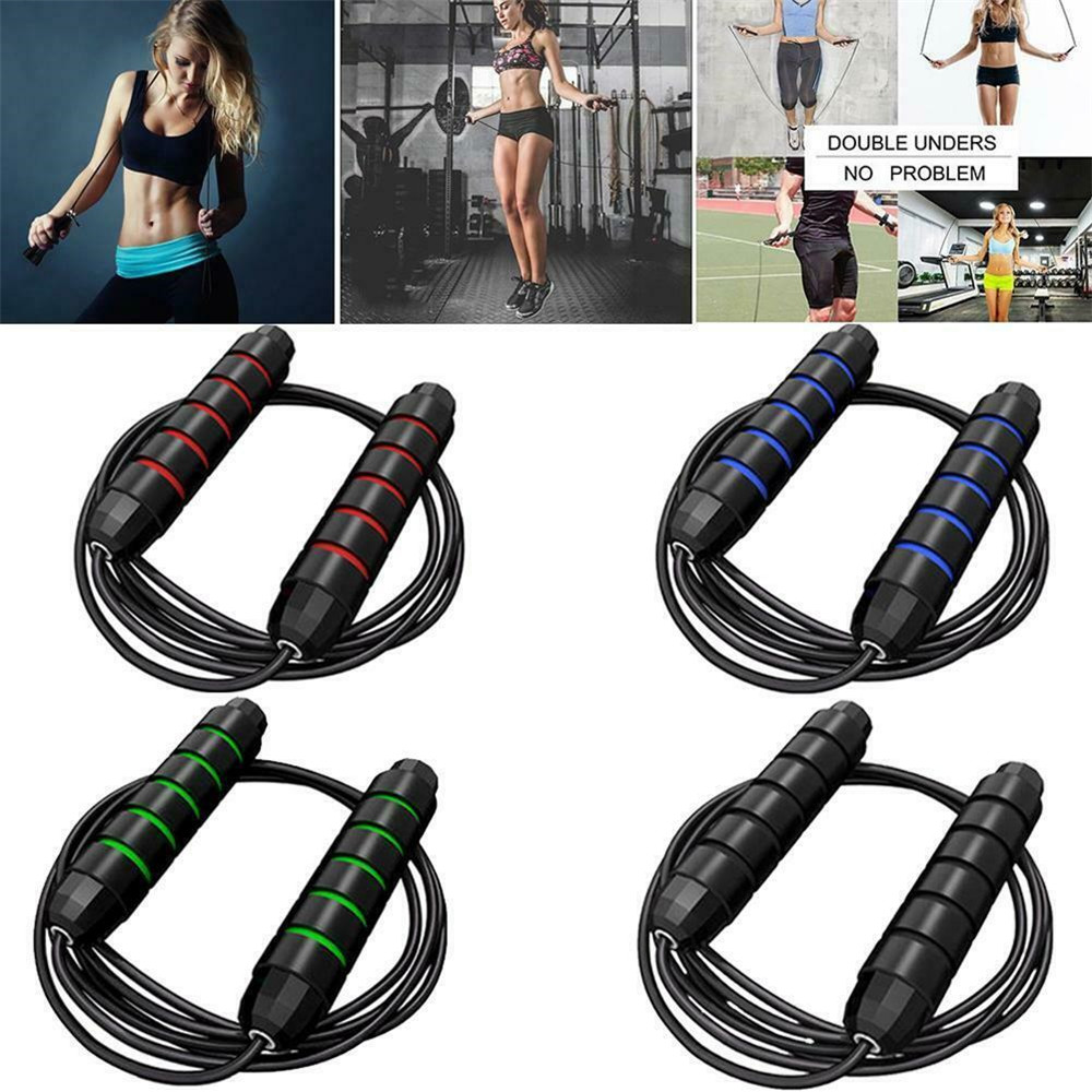 

Tangle-Free with Ball Bearings Rapid Speed Jump Rope Crossfit Excercise and Fitness Workout Equipments Skipping Foot Unisex Kids