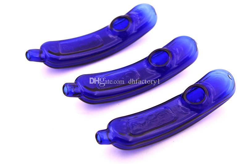 

Newest Labs Glass tobacco Pipe Fashion Sailing design Mix Colors protable mini Hand Pipes Glass smoking pipes colorful curved pipe